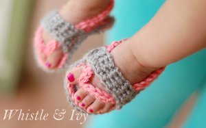 Not Your Average Crochet Baby Booties 