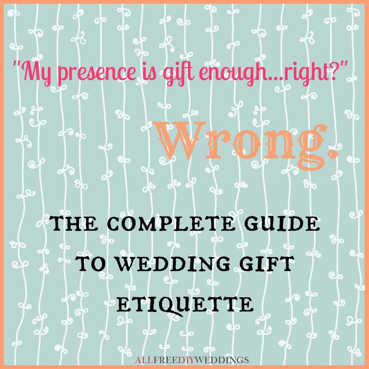 wedding gift etiquette