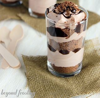Chocolate Shortbread Parfaits 