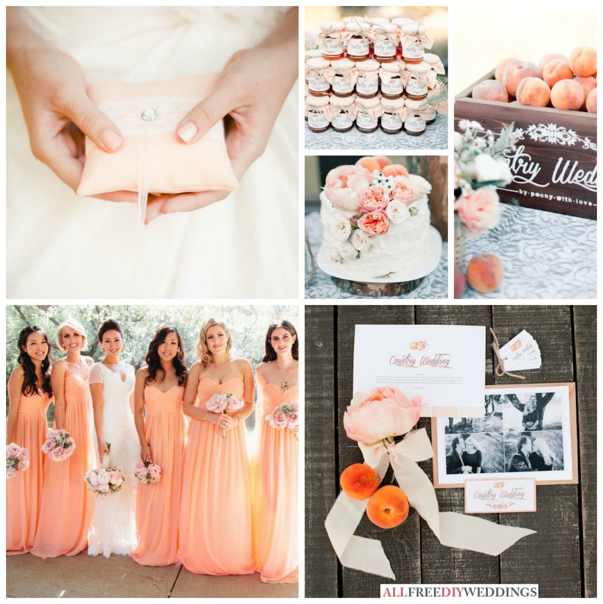 Spring Wedding Colors Peach Allfreediyweddings Com