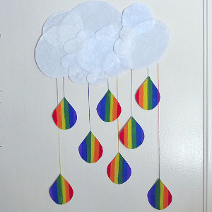 Rainbow Raindrops