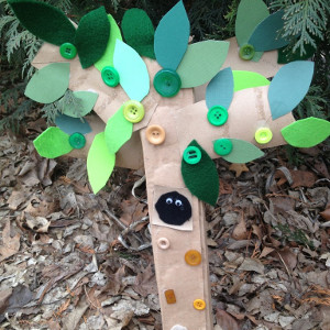 Recycled Button Tree