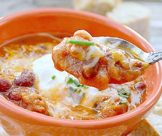 Spicy Slow Cooker Pumpkin Chili