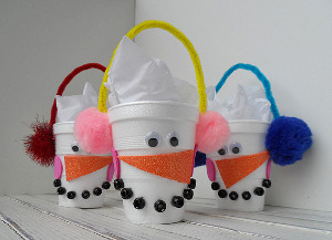 Snowman Candy Cup