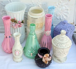 Upcycled Flea Market Vases